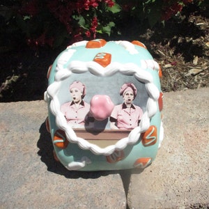 COOKIE JAR  *  I Love Lucy,  Lucy and Viv at the Candy Factory