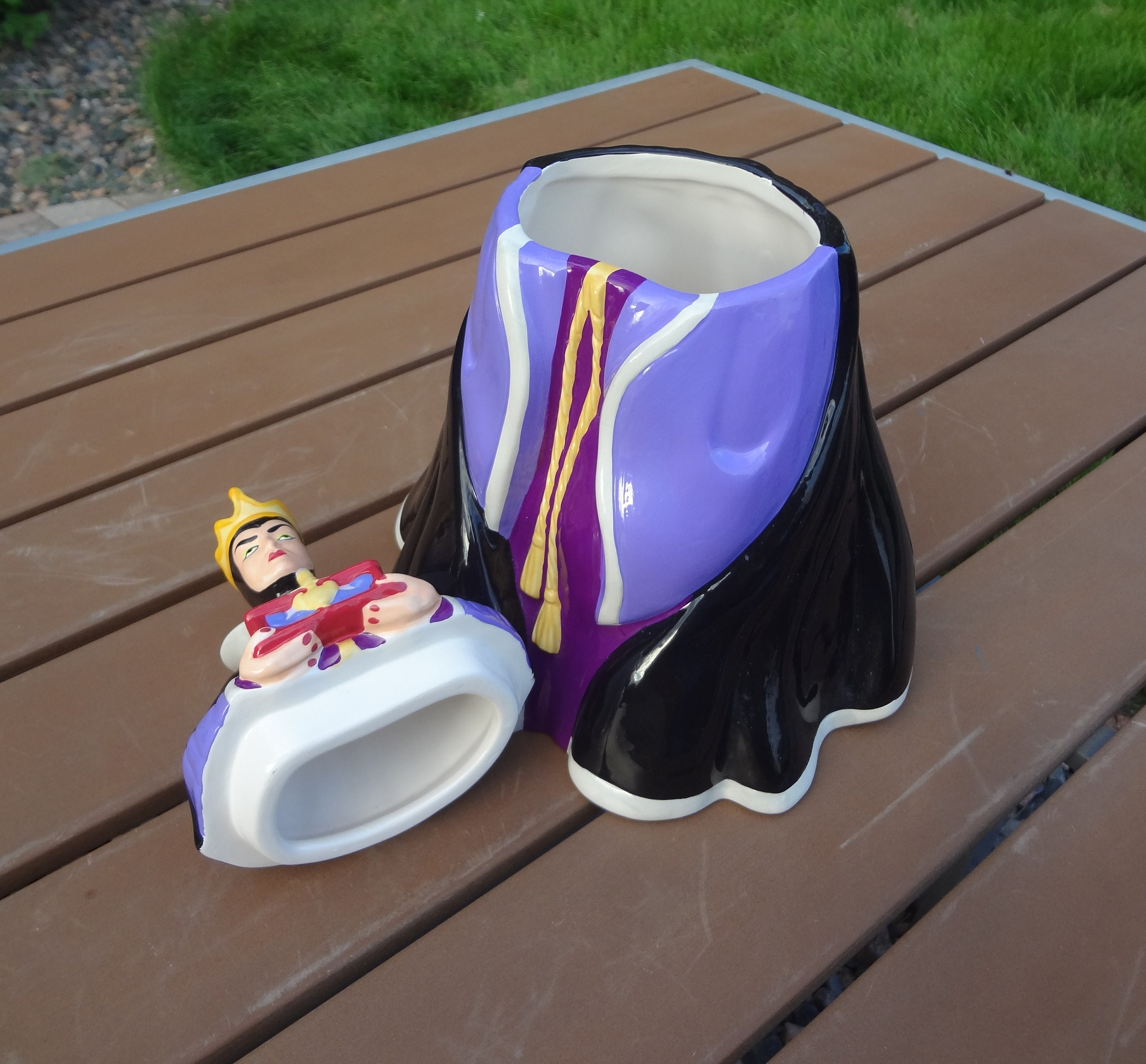 COOKIE JAR * Evil Queen, Disney, Treasure Craft, Snow White - Etsy