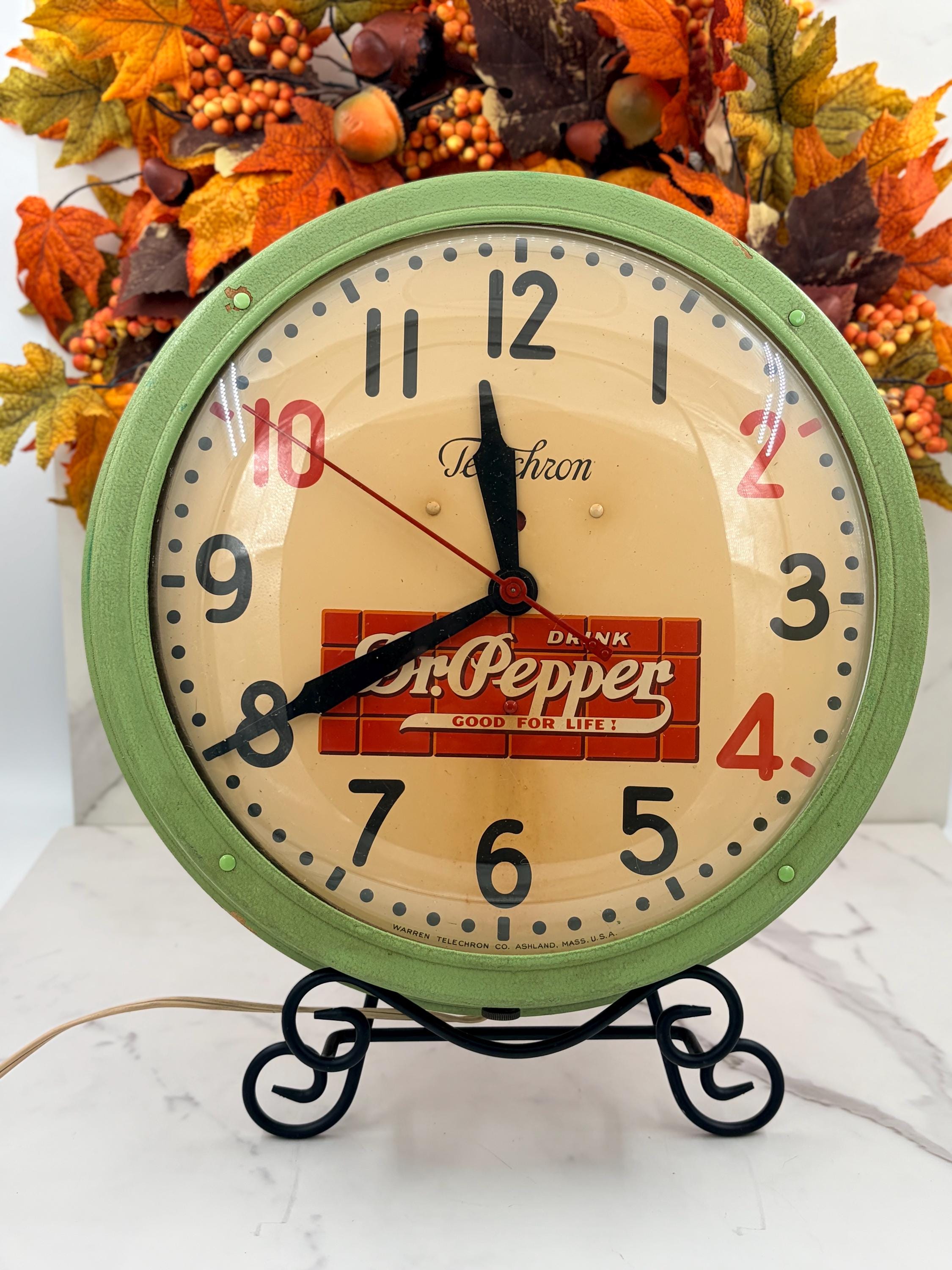 Vintage Telechron Wall Clock - Etsy