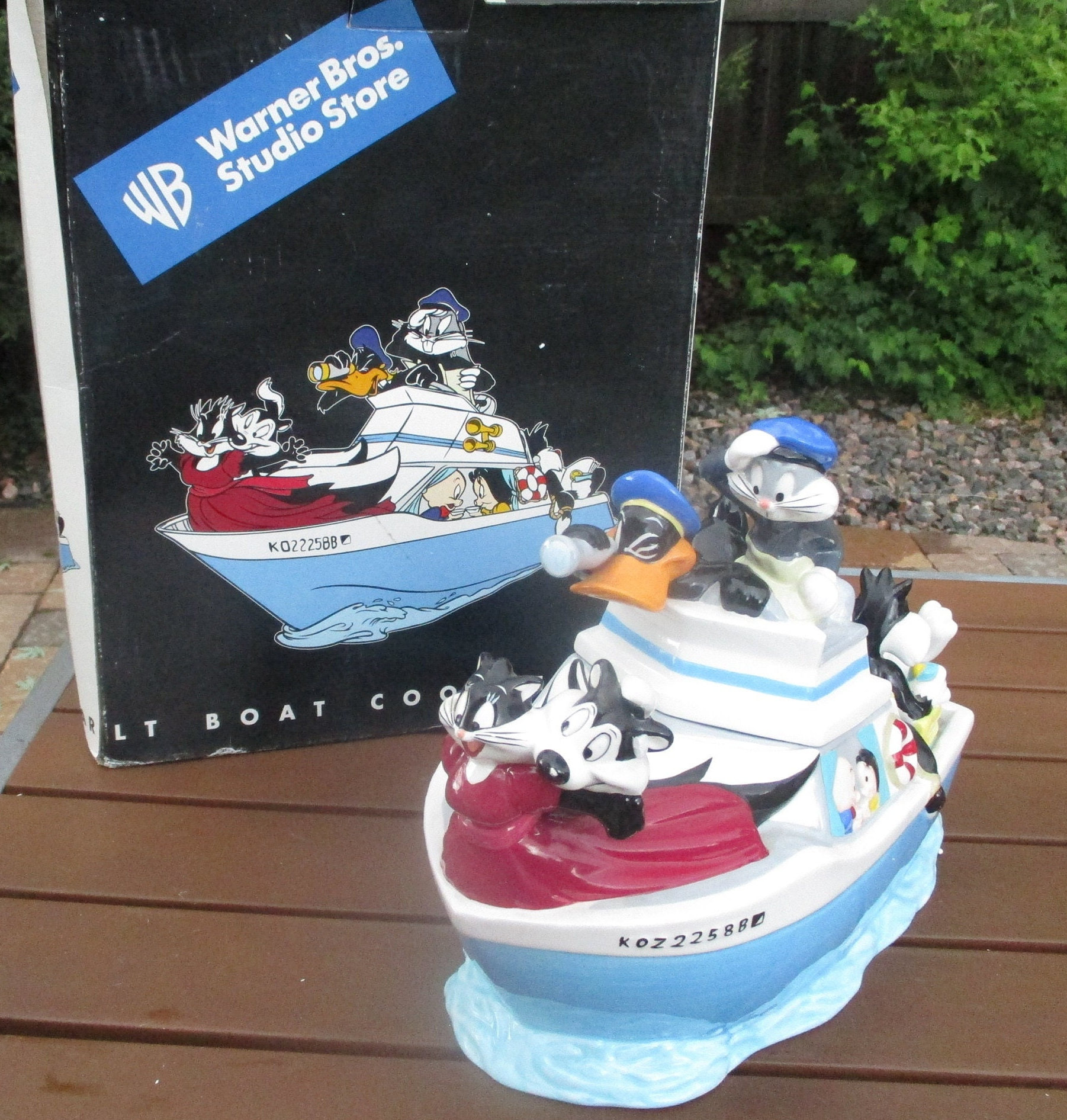 COOKIE JAR * LT Boat, Looney Tunes, Warner Bros. 2000, Sylvester