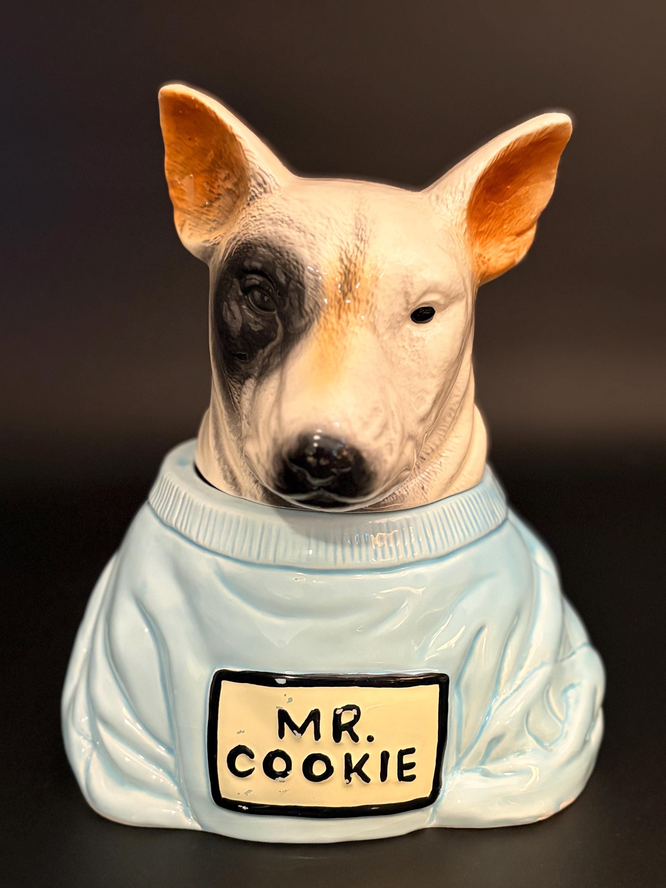 COOKIE JAR * Dog, Bull Terrier, Spudz Mackenzie, Mr. Cookie, “the