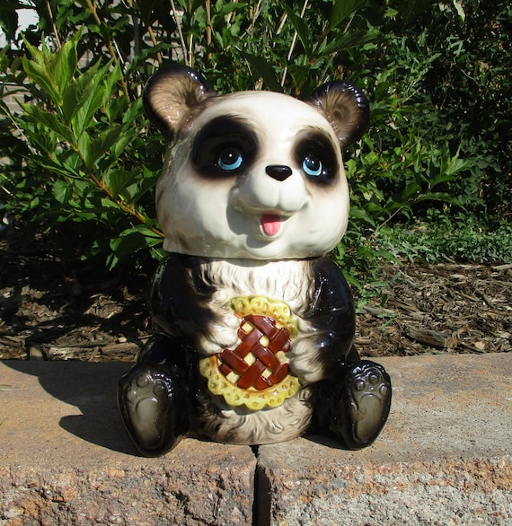COOKIE JAR * Panda Bear, Lefton - Etsy