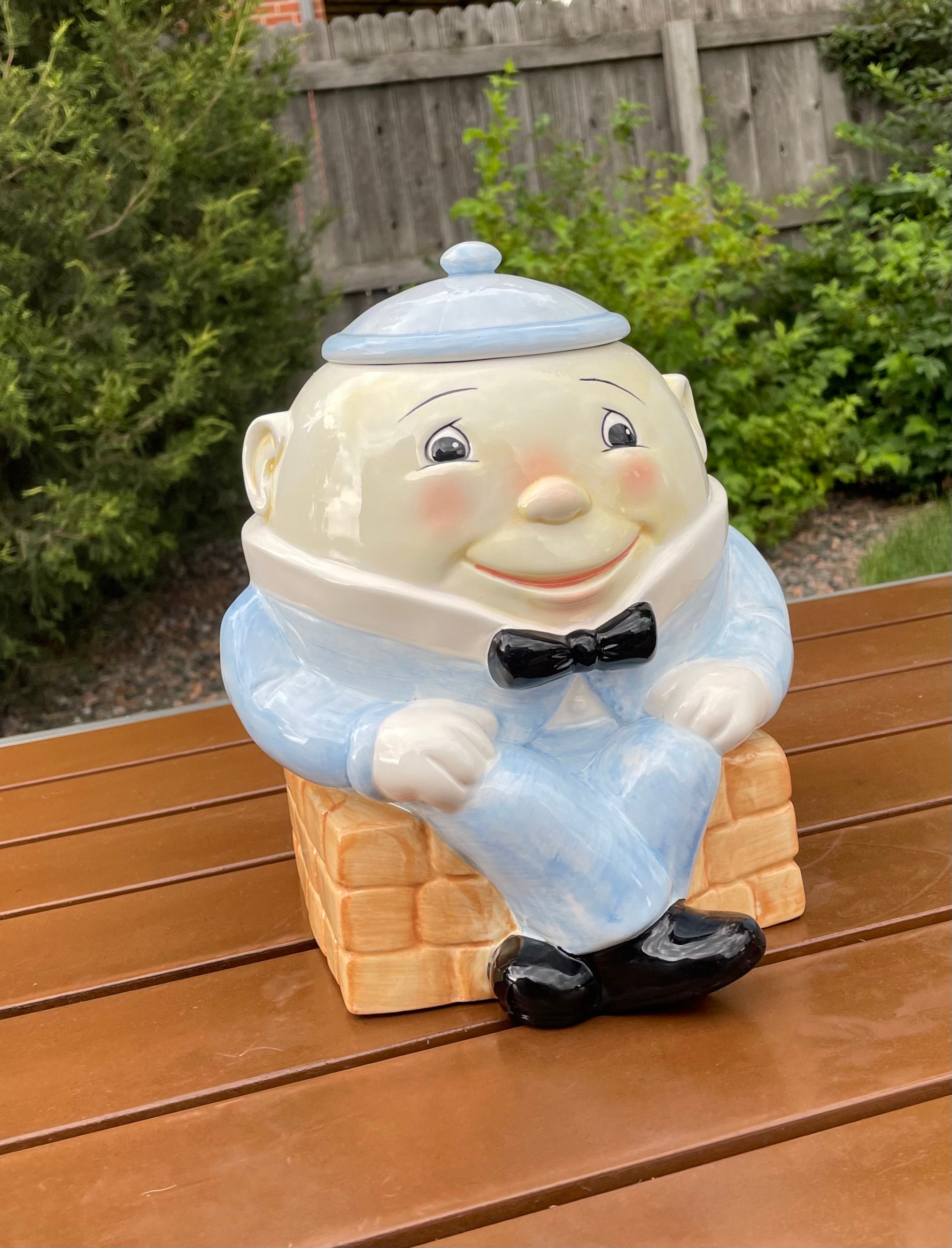 COOKIE JAR * Humpty Dumpty, Treasure Craft Pfaltzgraff, in the Box