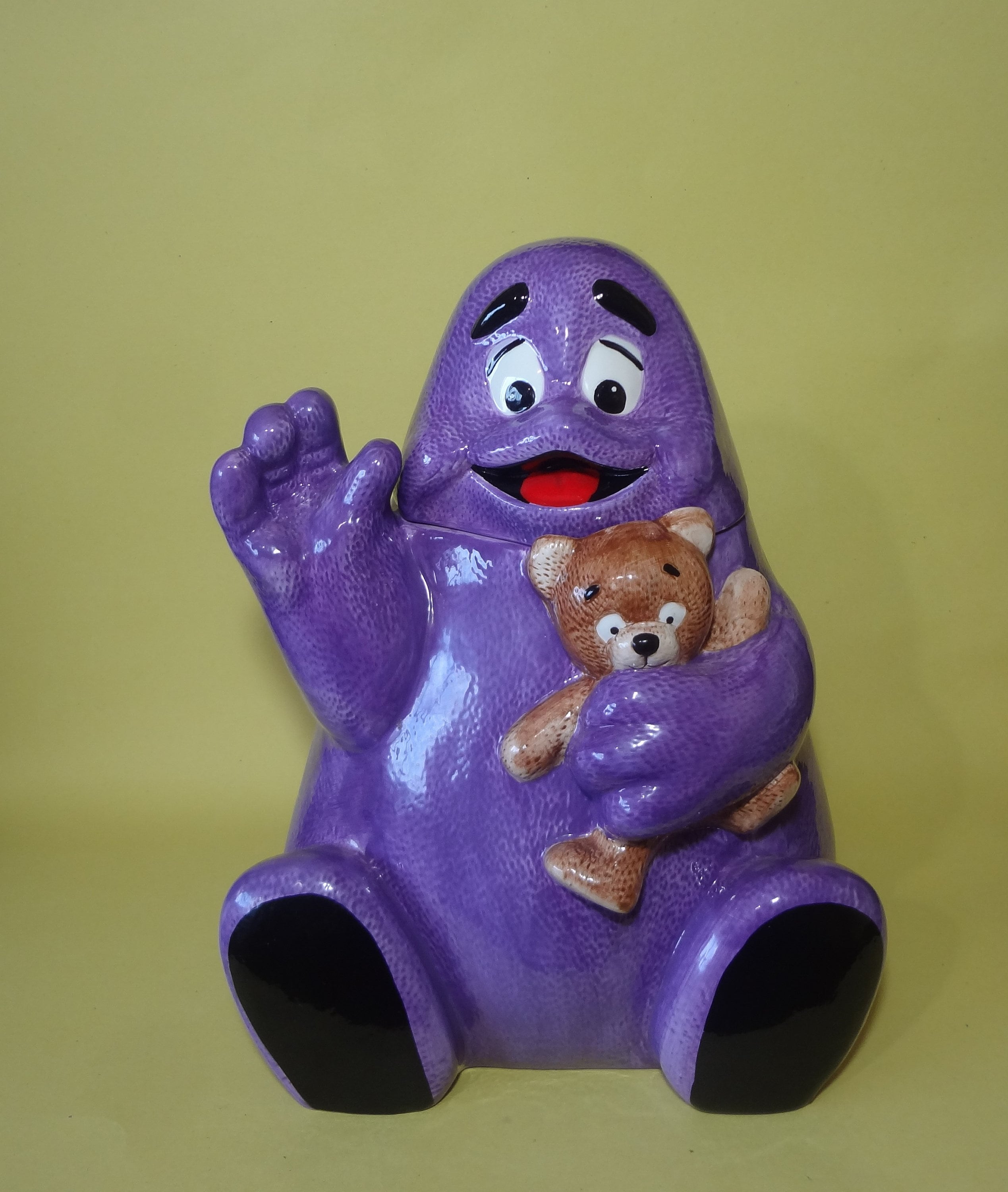COOKIE JAR * GRIMACE, 1997 Mcdonald's Corp. Treasure Craft, - Etsy