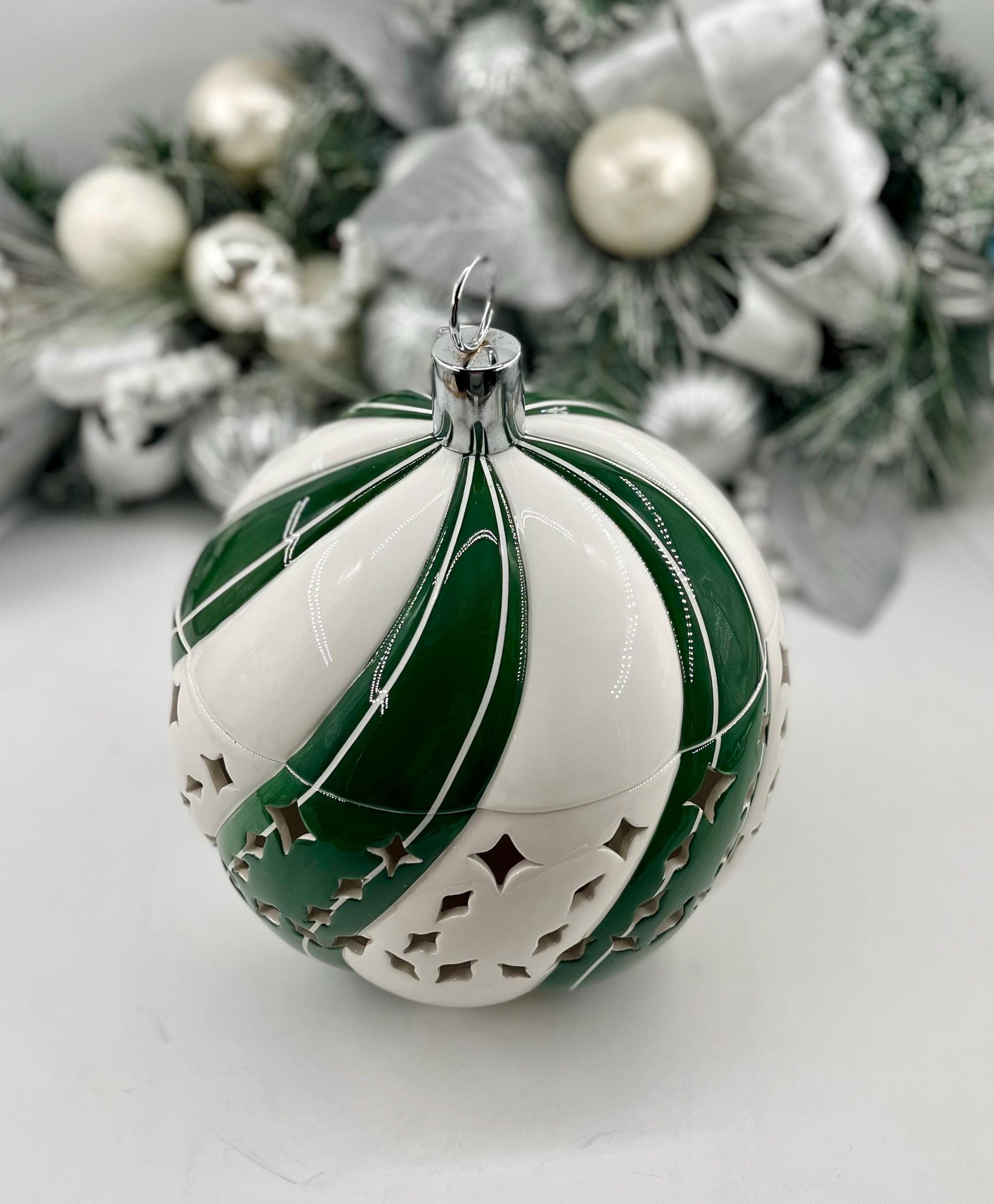 CANDLE HOLDER ~ Candle Luminary, Signed Harry Slatkin, Holiday