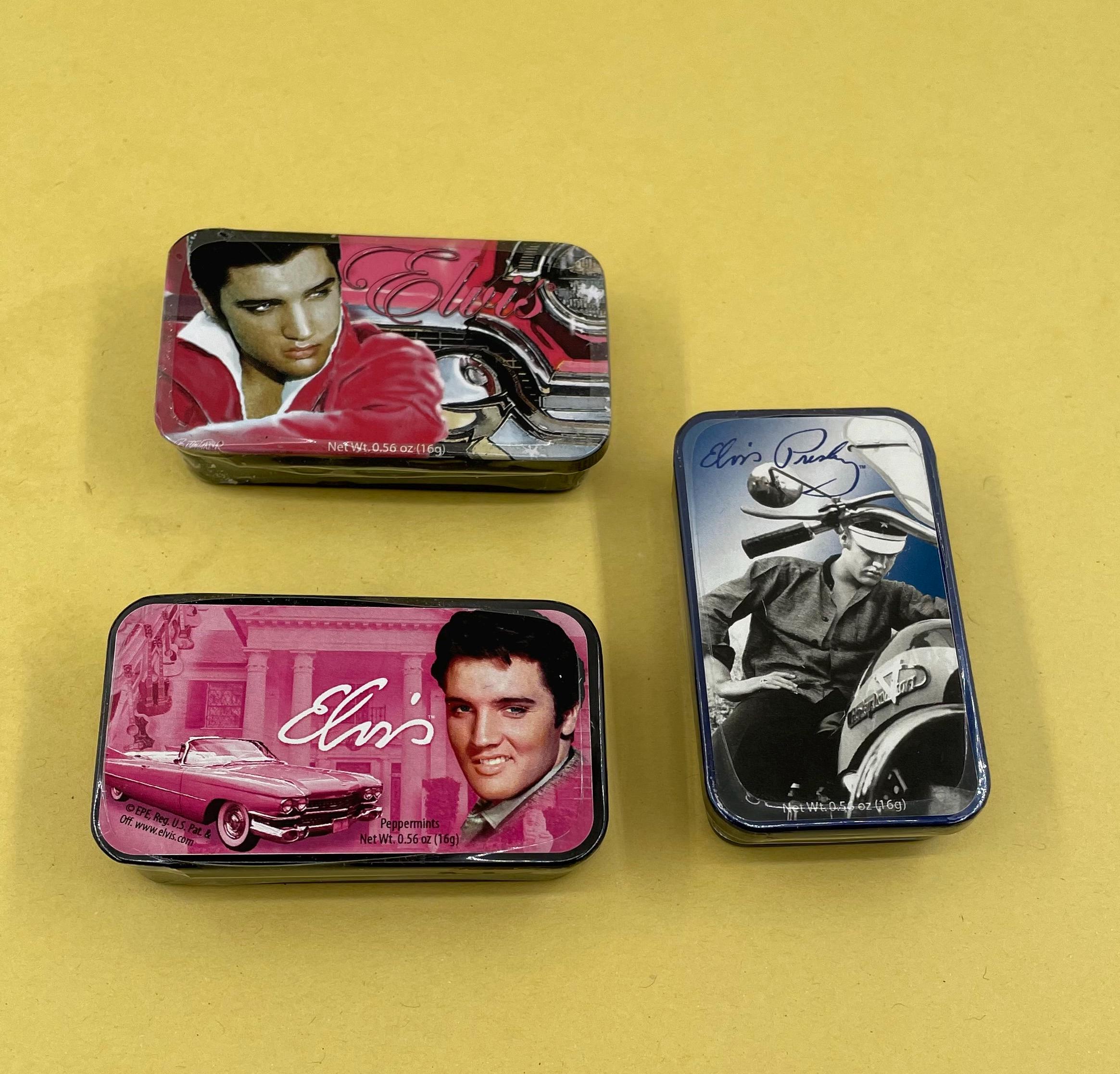 MINTS ~~ Elvis Presley, Tin Case, Sugarfree, Sealed. A Hunka Hunka