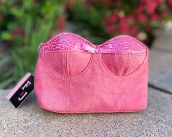 PURSE ~~ CORSET, Pink, small handbag, Frankie & Johnny.