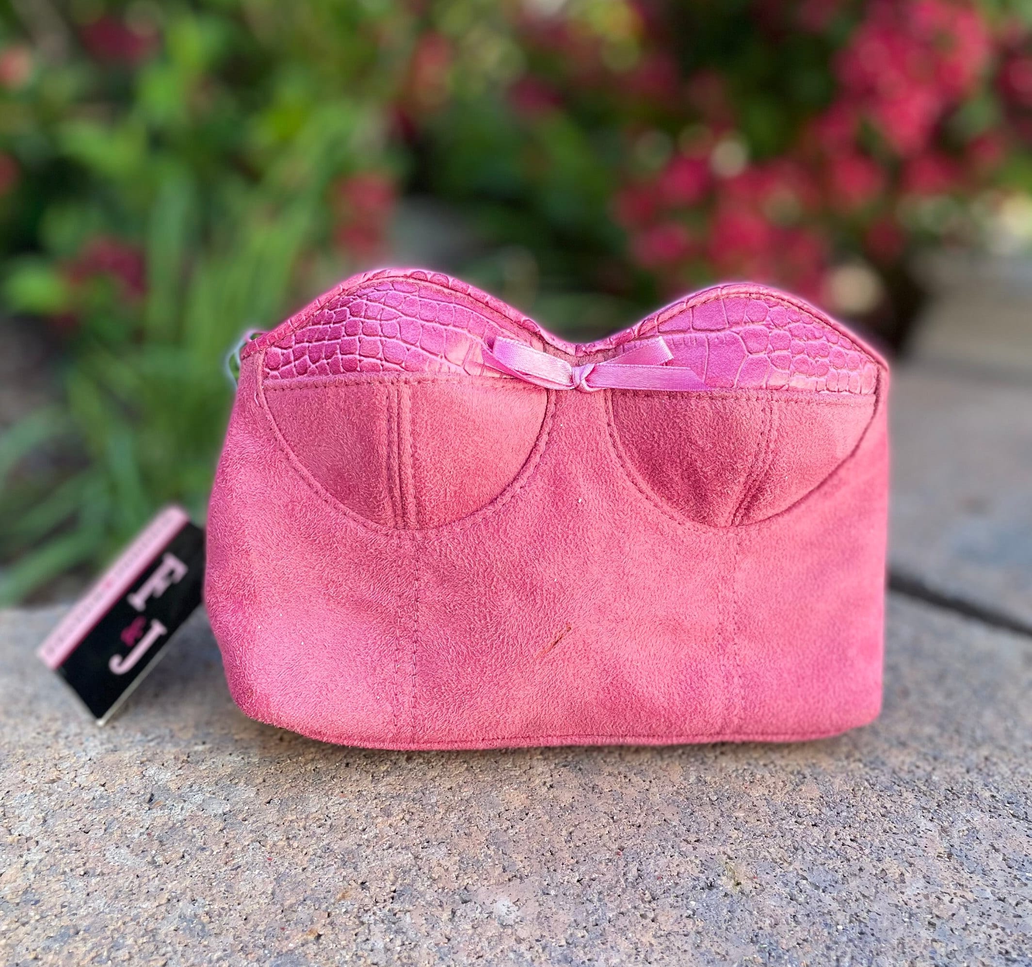 バッグ ecrin suede coin bag pink PURSE ~~ CORSET, Pink, Small Handbag, Frankie & Johnny. - Etsy