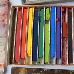 Eberhard Faber Nupastel Color Sticks VTG Pastel Set 24 Color