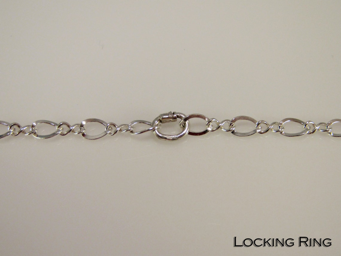 Sterling Silver Discreet Slave Bracelet / Anklet Permanent - Etsy