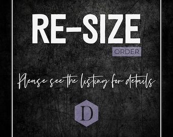 Resize & Shipping Fee
