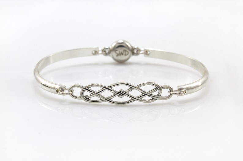 Sterling Silver Discreet Slave Bracelet / Locking Cuff W/ Etsy