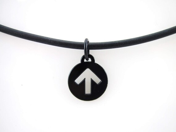 Black Acrylic Male Submissive Ownership Icon Pendant On Etsy