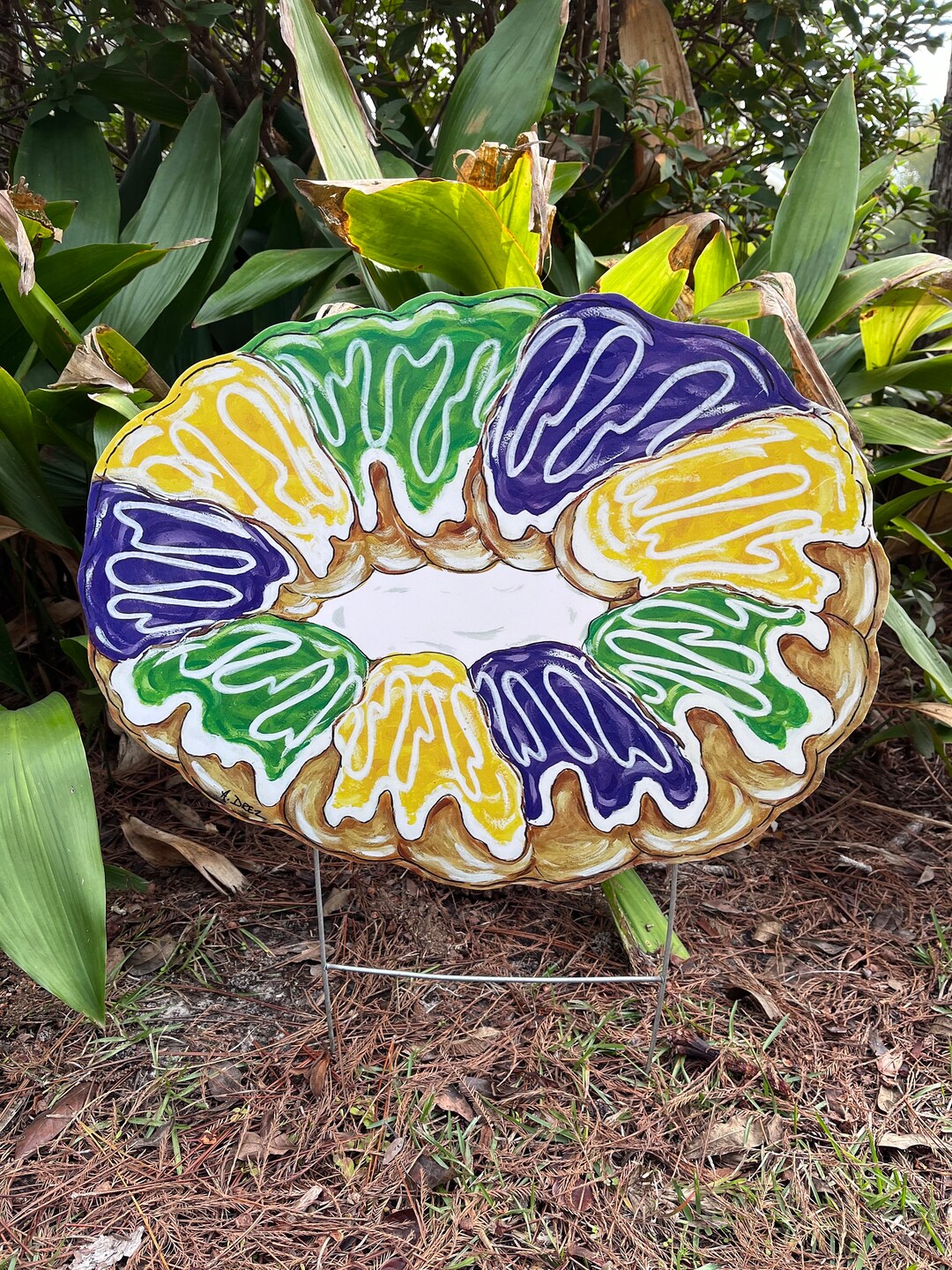 mardi gras yard signs