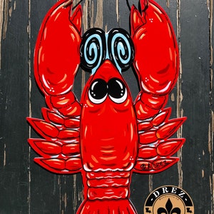 Crawfish Door Hanger Crawfish Boil New Orleans Seafood - Etsy