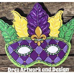 Mardi Gras Ornament, New Orleans, NOLA, Mardi Gras, Louisiana, Mardi Gras Mask