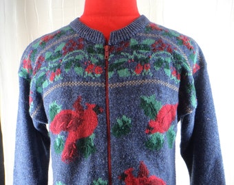 Cardinal Sweater - Etsy