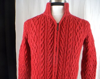 inis crafts merino wool cardigan