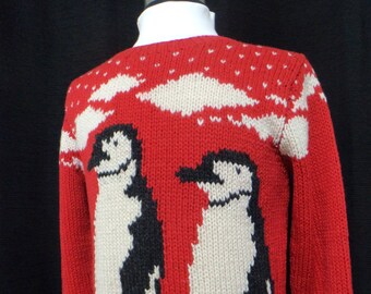 Penguin sweater | Etsy