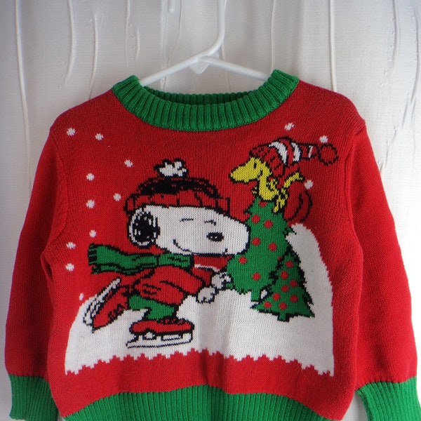 Peanuts Xmas Cotton Sweater Multicolor main image 0