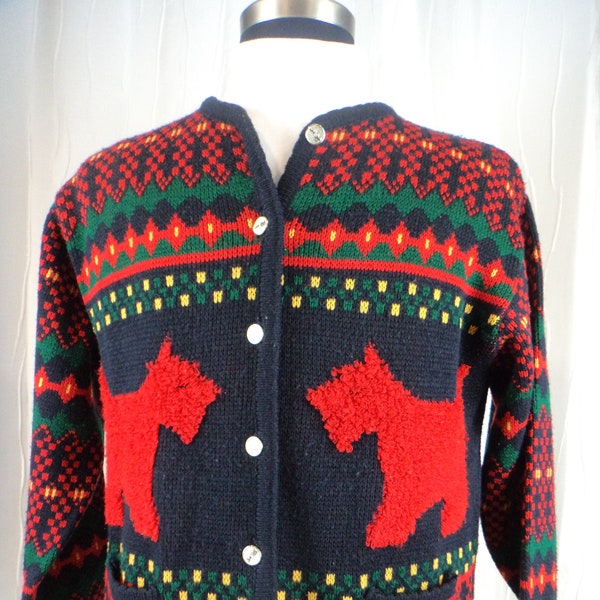 Scottie Dog Sweater Etsy