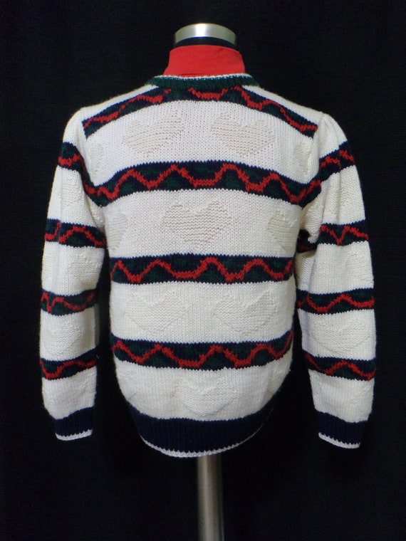 Vintage White Wool Sweater, Skyr Sweater (Women's… - image 2