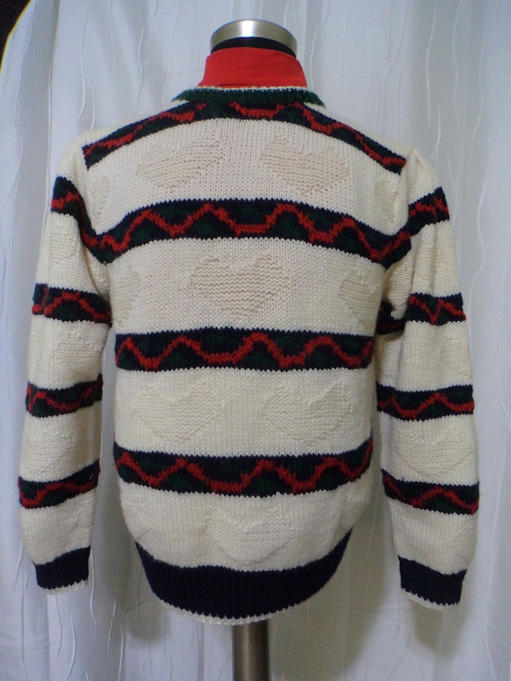 Vintage White Wool Sweater, Skyr Sweater (Women's… - image 1