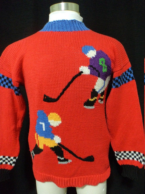 vintage hockey sweater