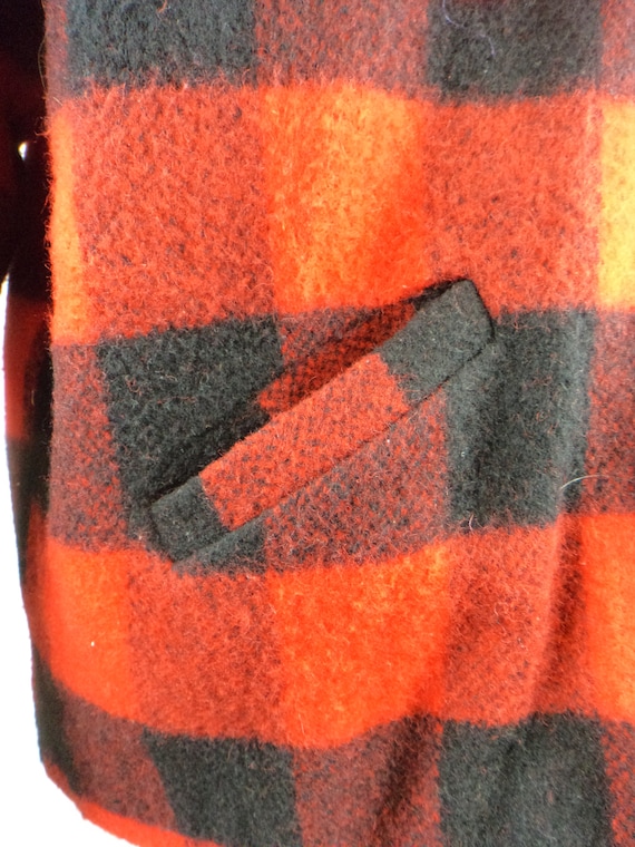 Vintage Buffalo Plaid Jacket, Buffalo Check Wool Coat… - Gem