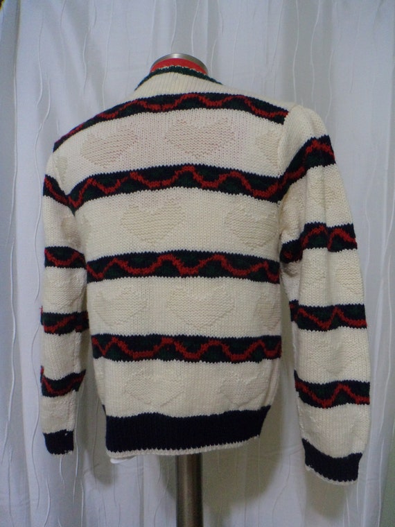 Vintage White Wool Sweater, Skyr Sweater (Women's… - image 6