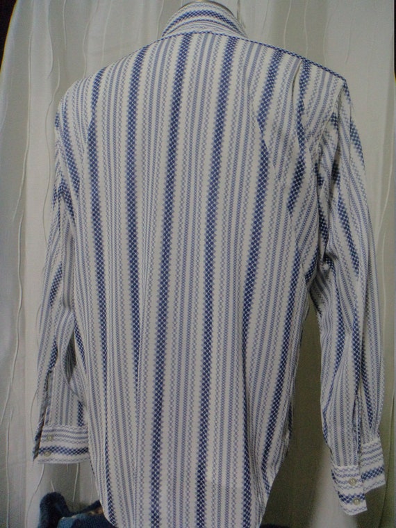 Vintage 70s Shirt, Hippie Shirt, Boho, (Size: Men… - image 6