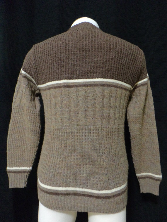 Vintage 70s Sweater, 80s Sweater, Nerd Sweater, L… - image 5