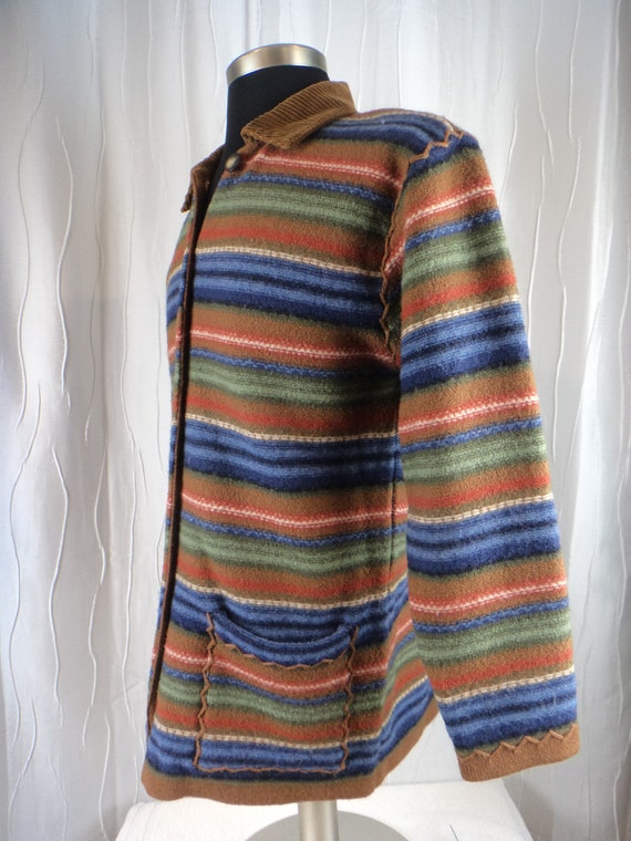 Vintage Wool Jacket, Wool Coat, Unlined, (Size Wo… - image 5