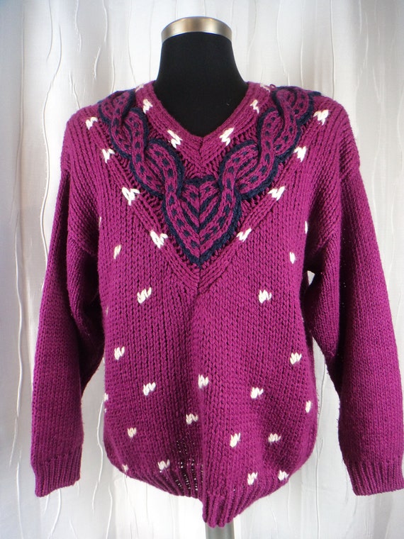 Vintage Sweater, 80s, 90s, (Size: Women's 20W? Ex… - image 1