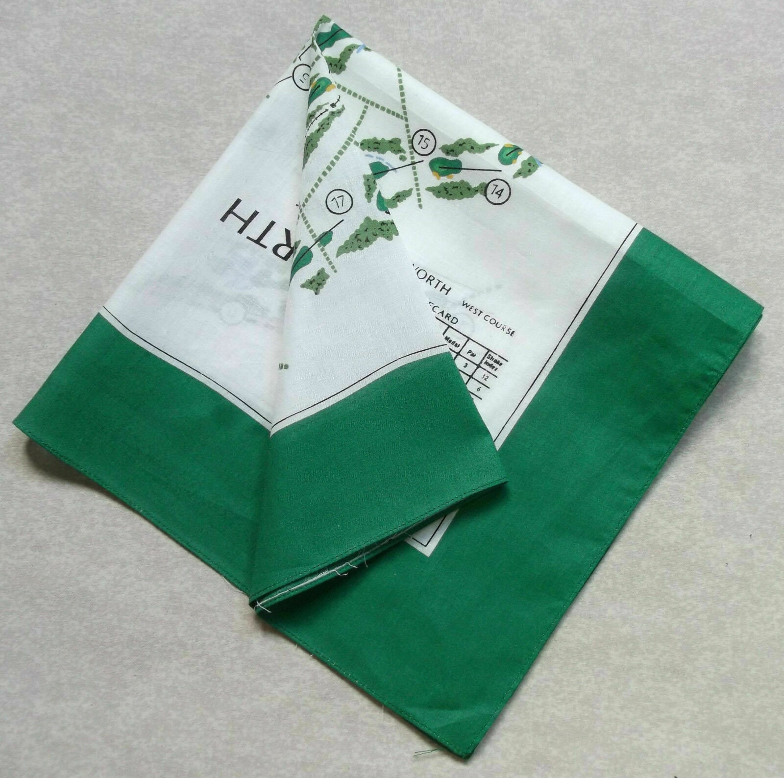 Golf Hankie Pocket Square Handkerchief Hanky Wentworth West 