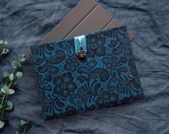 Fabric iPad case, fabric iPad cover 10th generation, iPad air case 5th generation, 10 inch tablet case, iPad gifts, Handmade in the UK