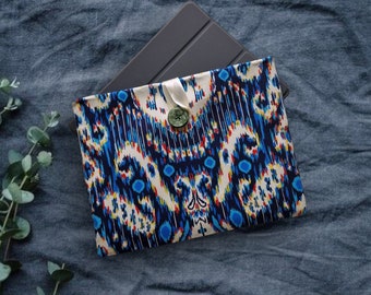 Fabric iPad Air case, fabric iPad cover 10th generation, iPad air cover 5th generation, 10 inch tablet case, iPad gifts, Handmade in the UK