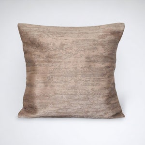 Textured brown cushion cover, luxury scatter cushion, decorative throw pillow cover, brown designer home decor, handmade in the UK