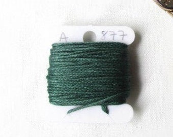 Anchor 877 green embroidery floss - stranded cotton thread for hand embroidery or cross stitch