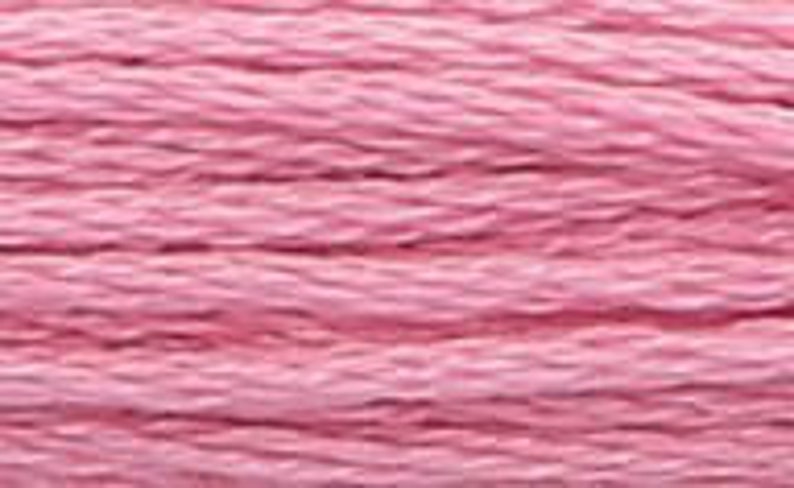 Anchor 66 pink embroidery thread stranded cotton floss for hand embroidery or cross stitch