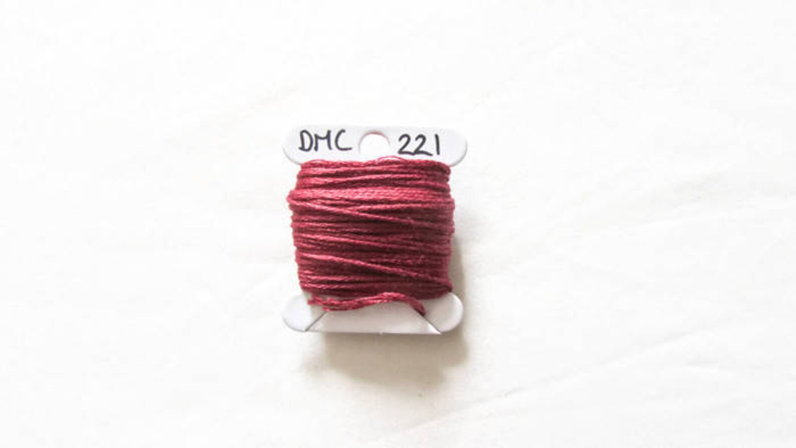DMC 221 dark pink embroidery floss stranded cotton thread Etsy