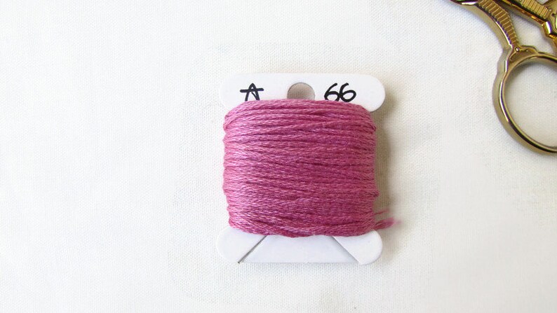 Anchor 66 pink embroidery thread stranded cotton floss for hand embroidery or cross stitch