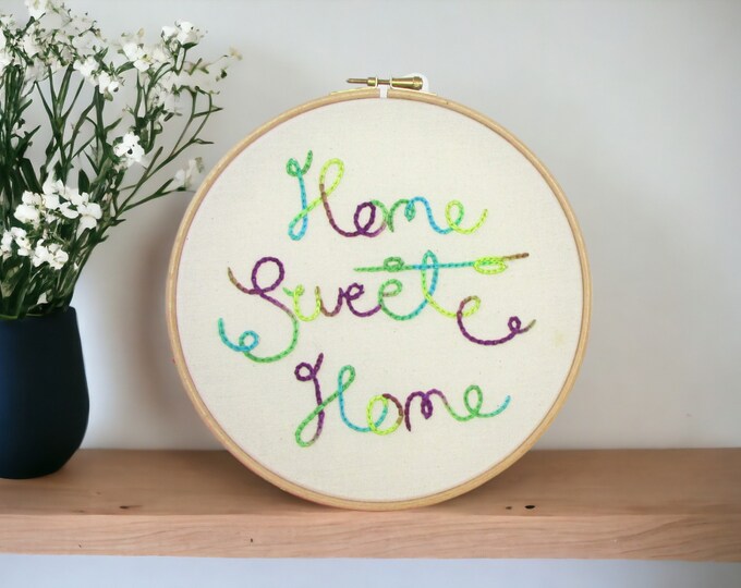 Hand Embroidery Wall Art