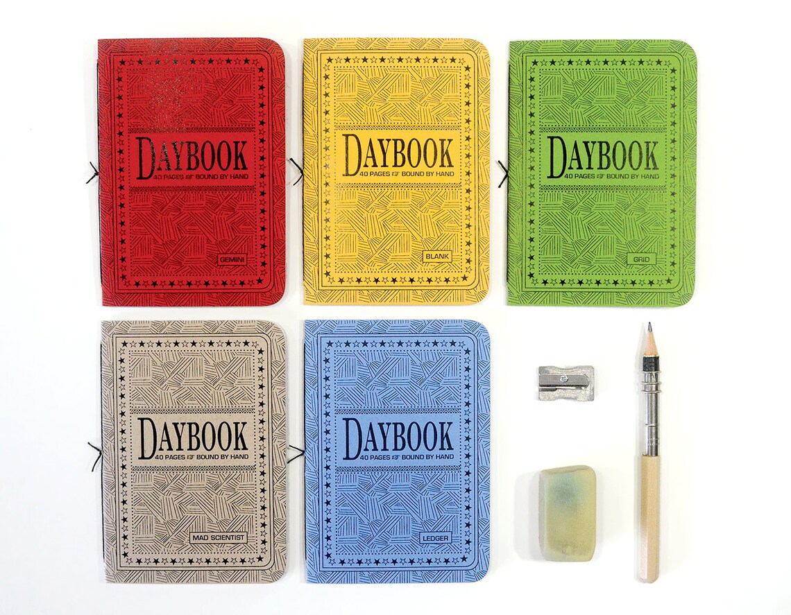 Daybook Sample Pack Set of 5 40page Handsewn Pamphlets Etsy Singapore