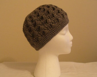 Women Crochet Shell Style Beanie Hat