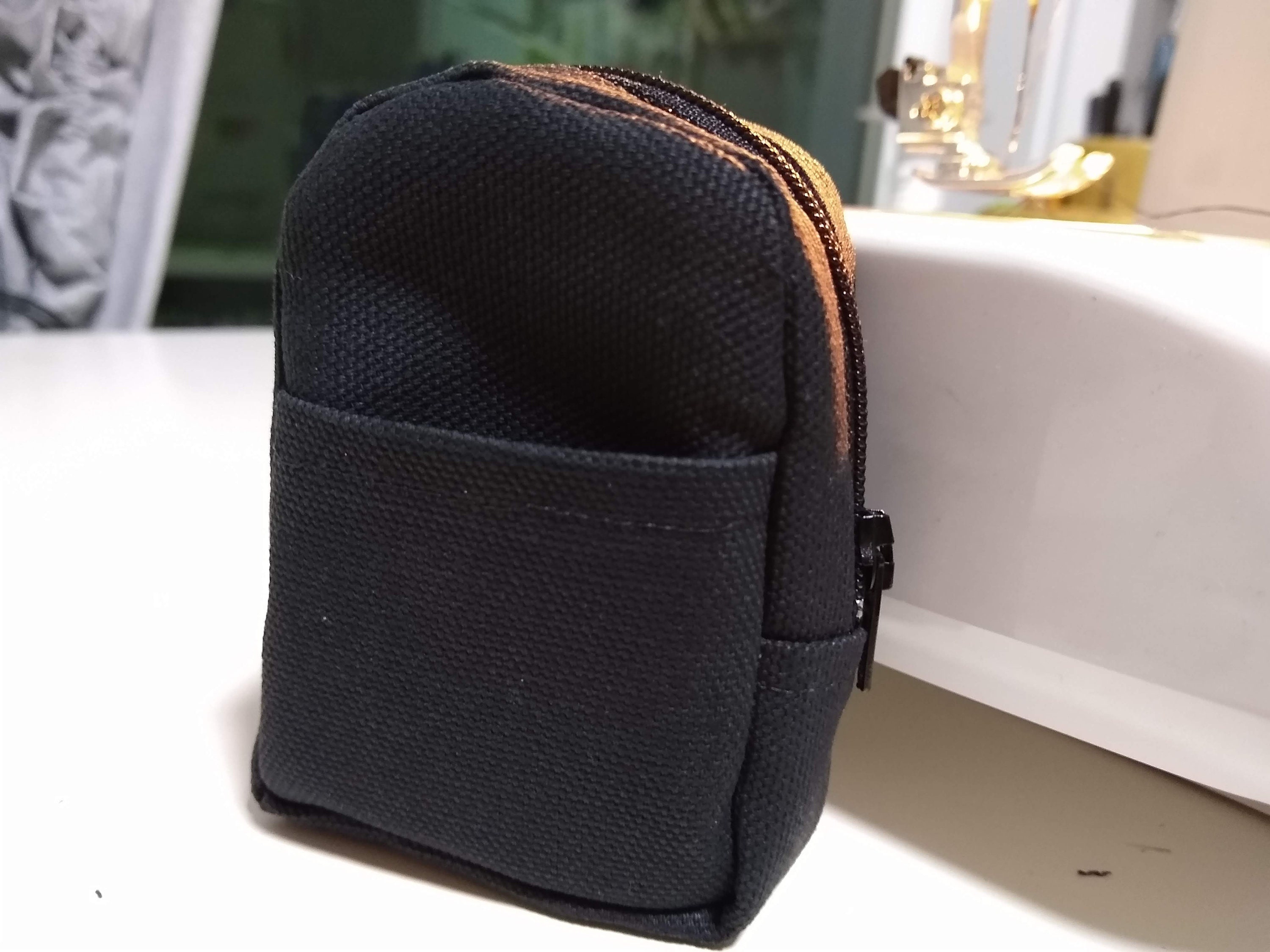 Lipstick Mini Bag Keychain Cute Metal Key Ring Purse Bag Backpack