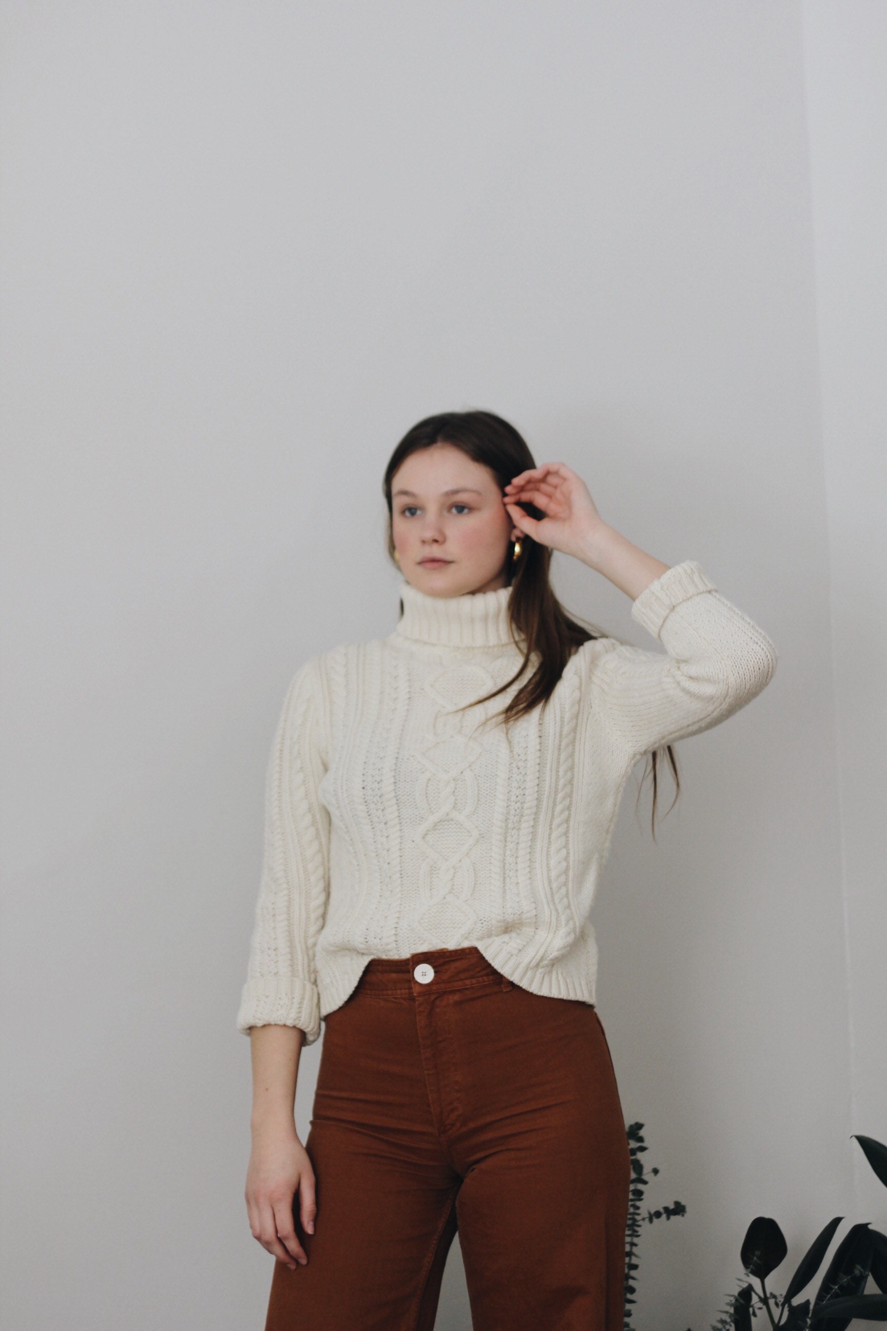 wool turtleneck sweater