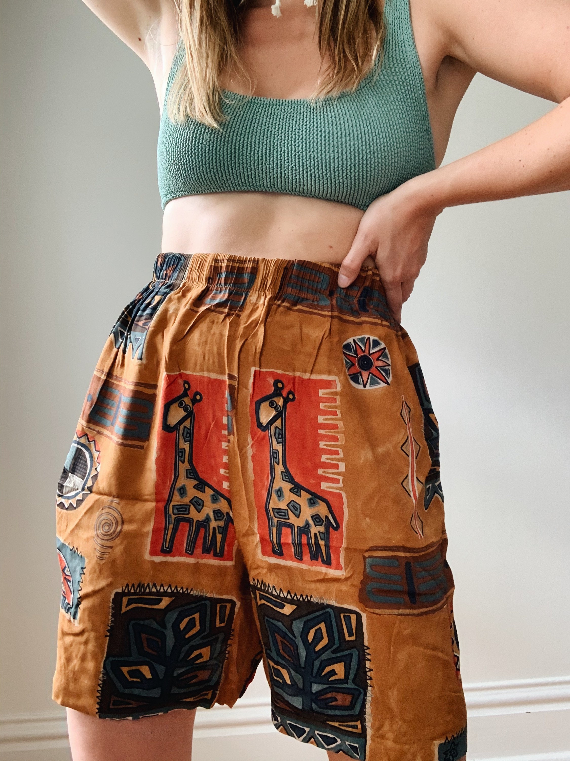 Patterned shorts made in the USA