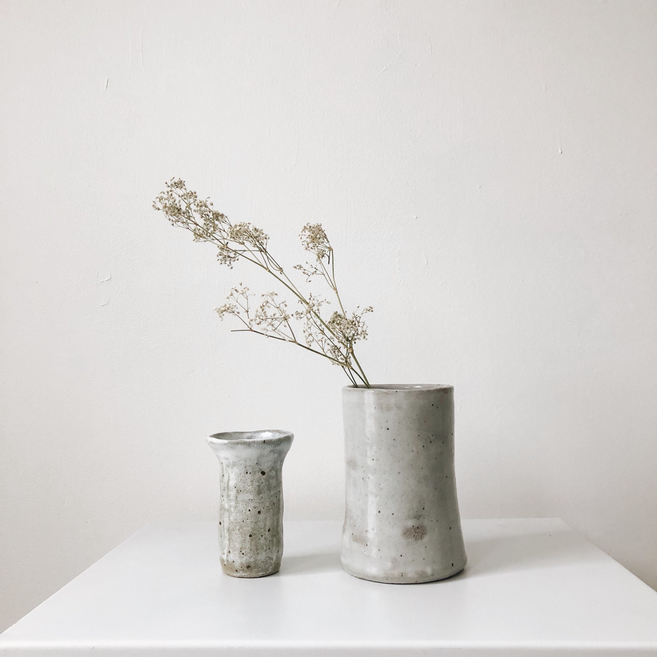 Vintage ceramic vase set