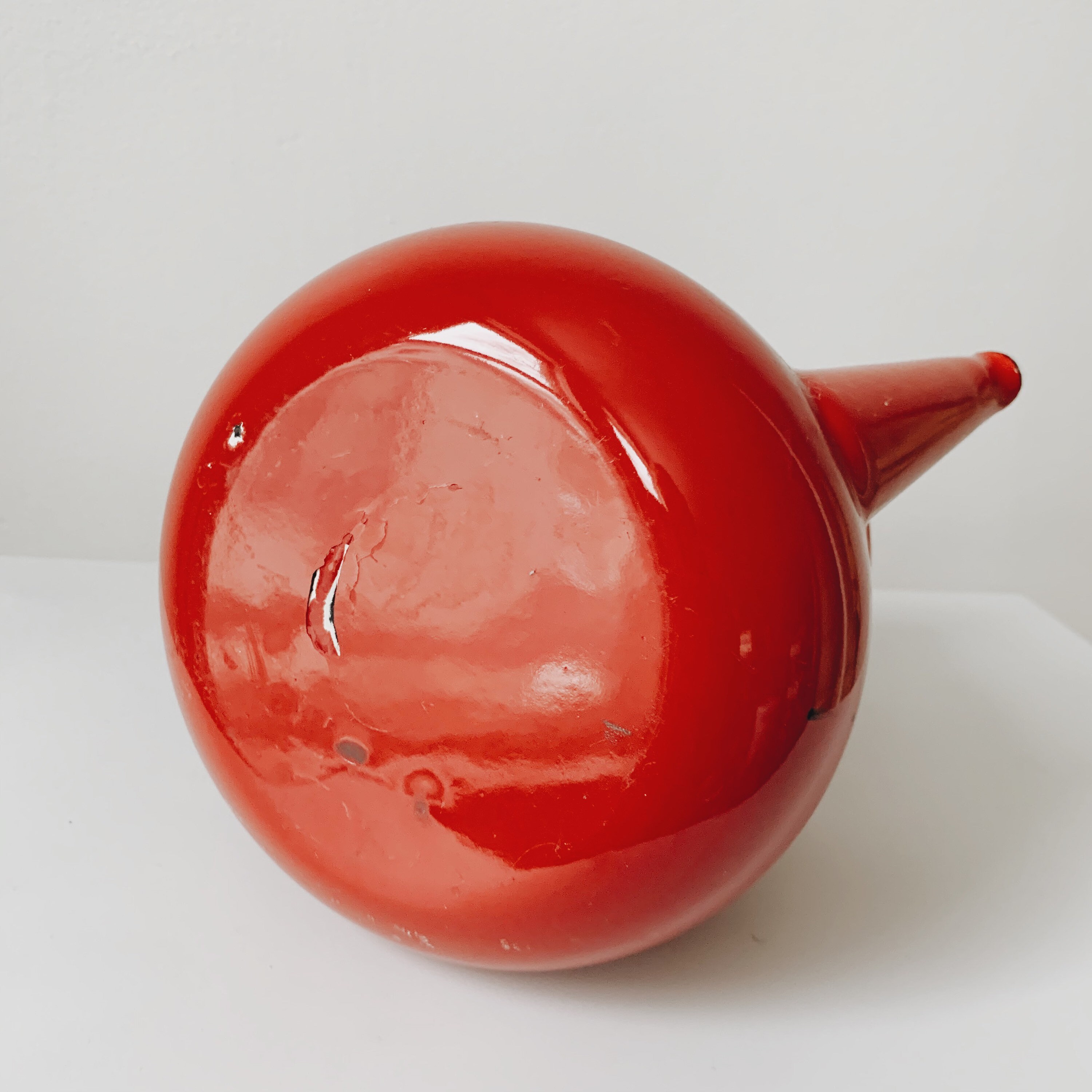 Vintage enamel kettle